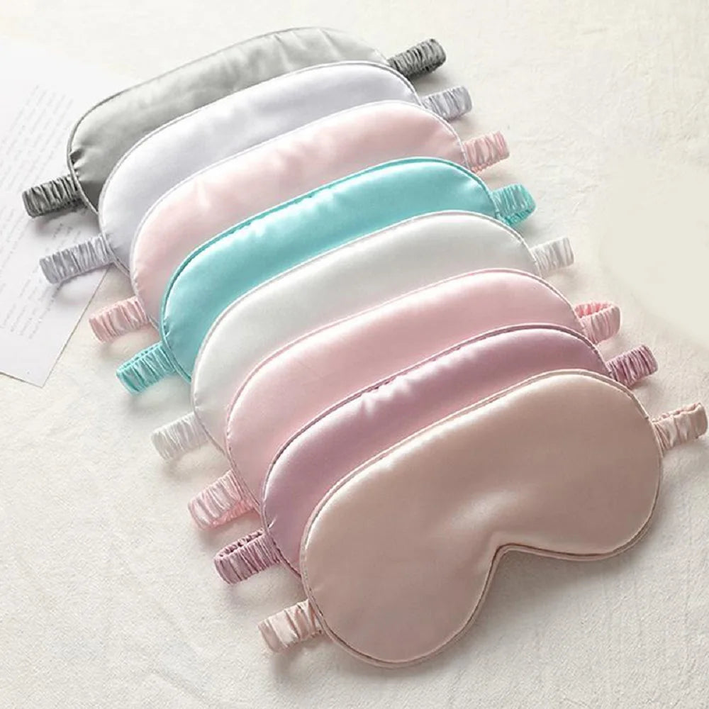 Imitated Silk Sleep Eye Mask Light Blocking Eyeshade