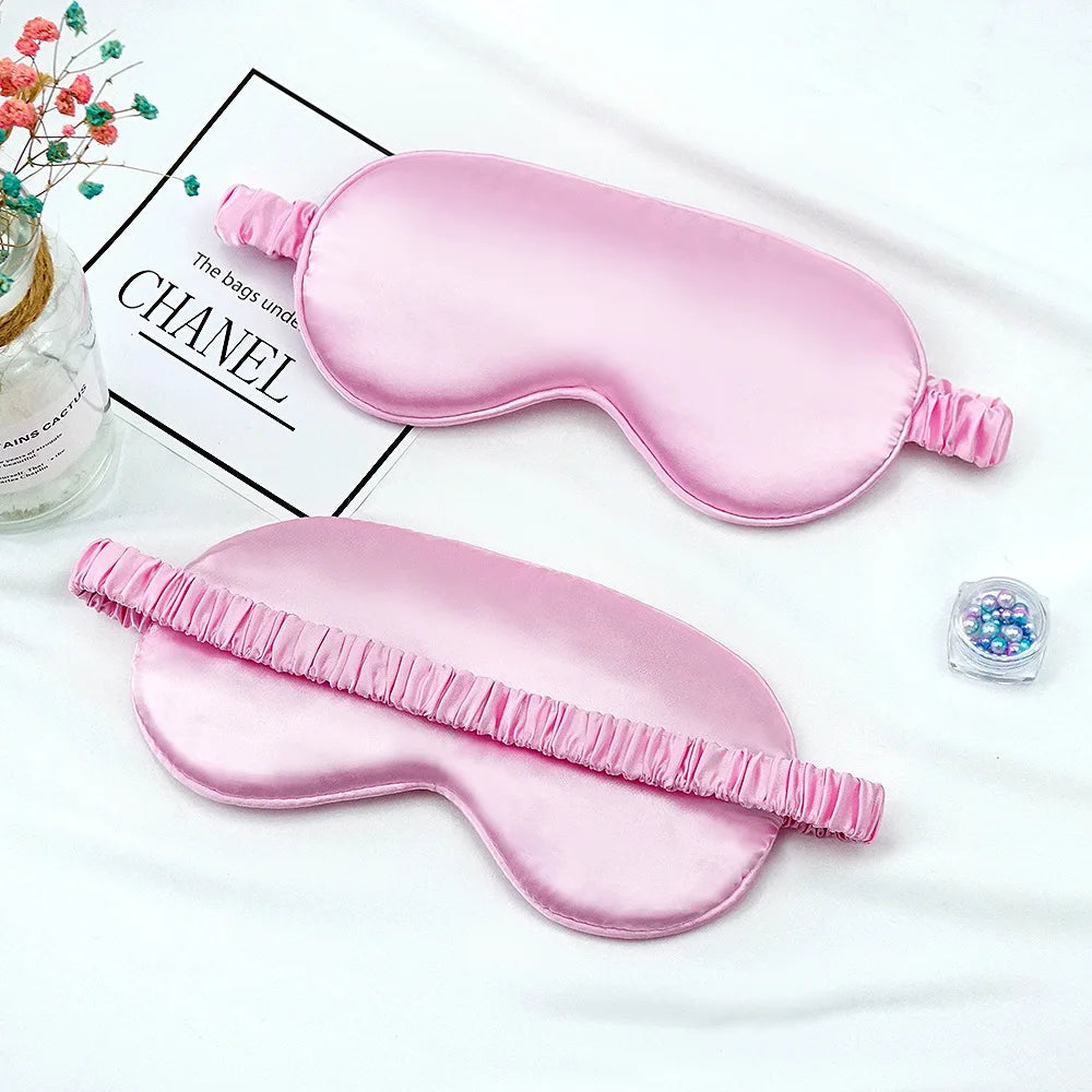Imitated Silk Sleep Eye Mask Light Blocking Eyeshade