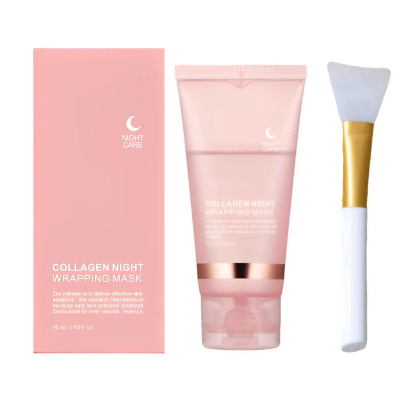5PC Korean Collagen Peel-Off Facial Mask for Firm Hydrated Skin