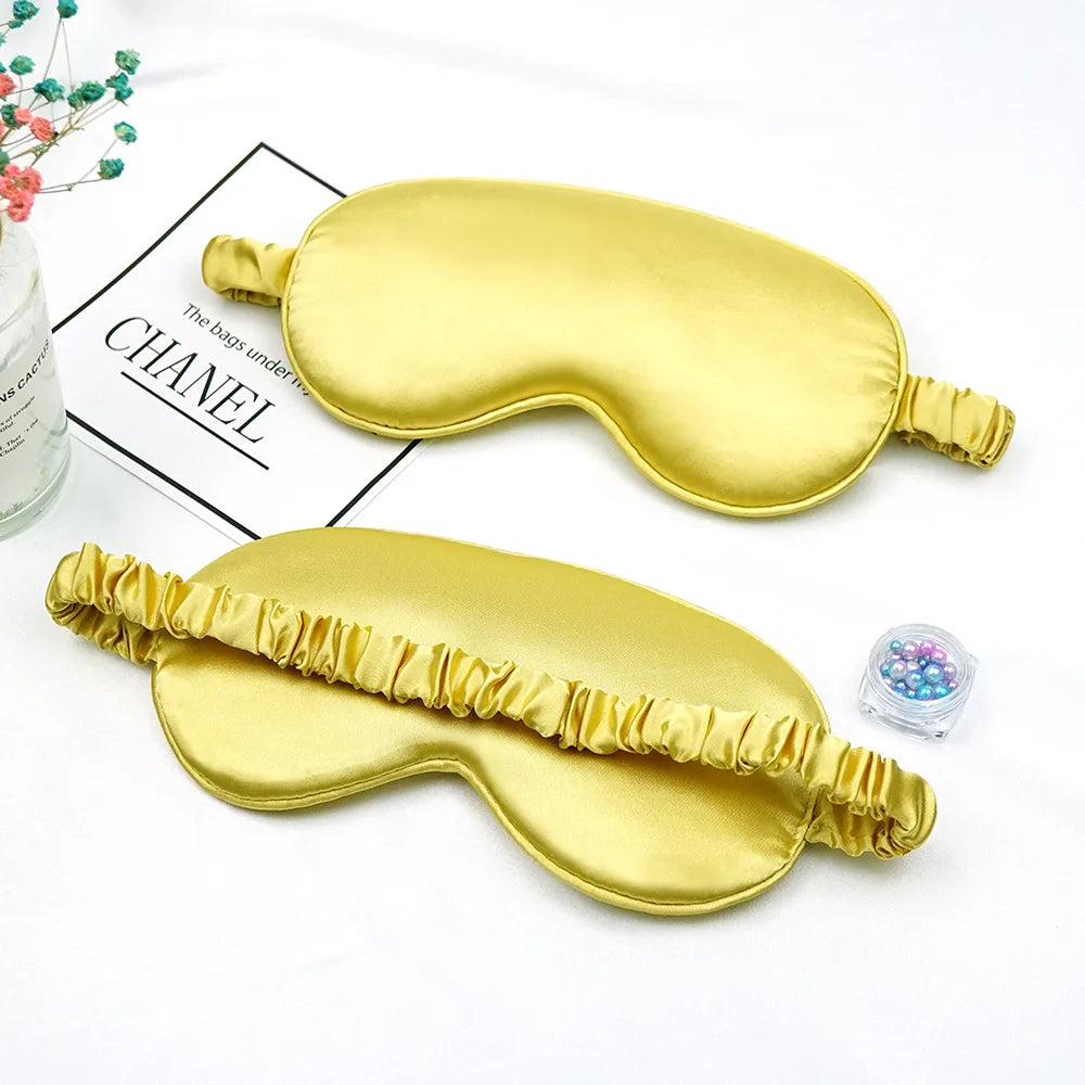 Imitated Silk Sleep Eye Mask Light Blocking Eyeshade