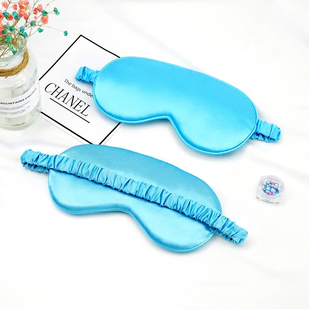 Imitated Silk Sleep Eye Mask Light Blocking Eyeshade
