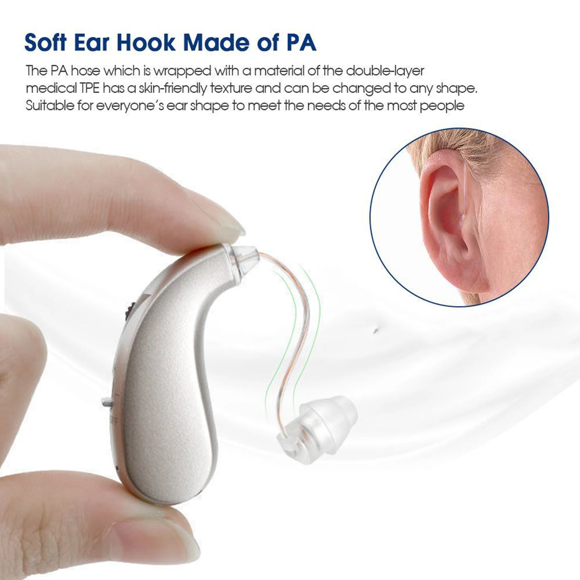2024 Rechargeable Mini Hearing Aid with Adjustable Sound