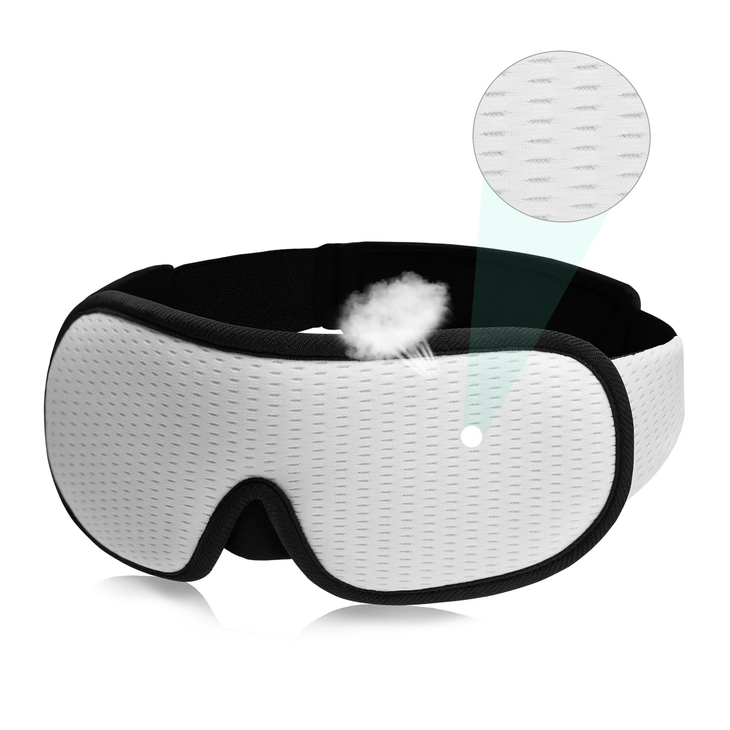 3D Padded Sleep Mask – Light-Blocking Eye Shade