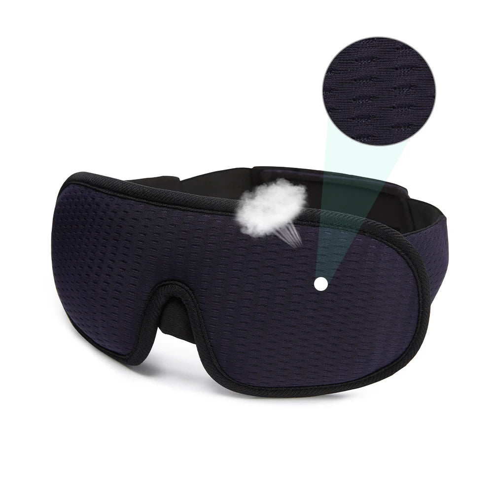 3D Padded Sleep Mask – Light-Blocking Eye Shade