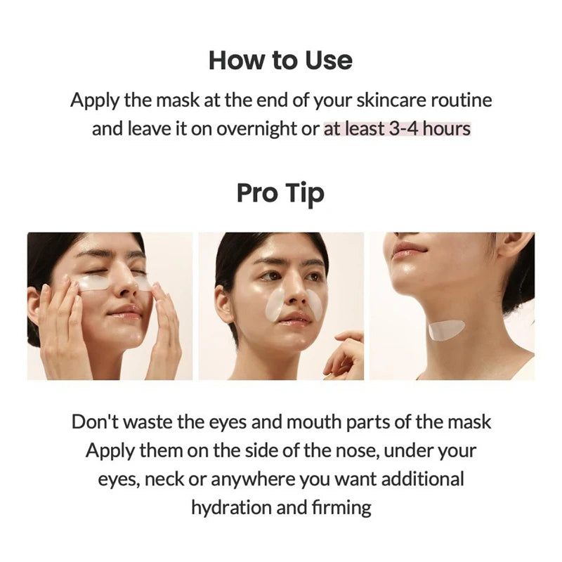 Bio Collagen Facial Mask – Hydrating & Pore-Refining Overnight Mask