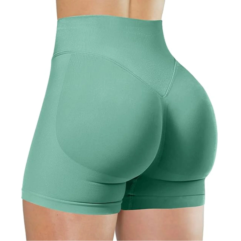 High-Waist Summer Yoga Shorts – Fashionable Fitness Leggings