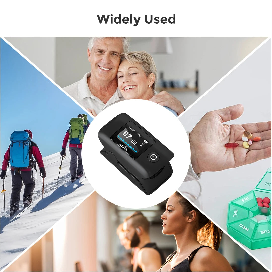 Sejoy Digital Wrist BP Monitor & Finger Pulse Oximeter