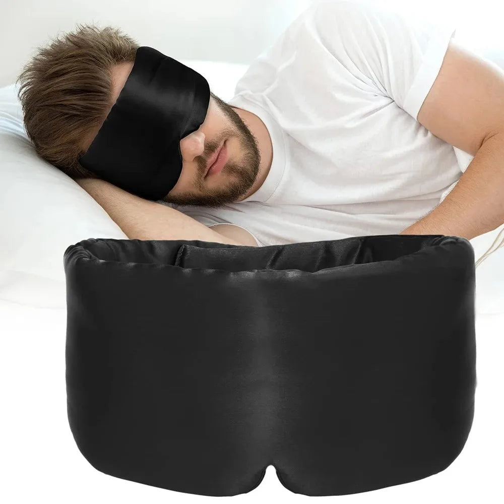 Mulberry Silk Sleep Mask – Adjustable Light-Blocking Eyepatch