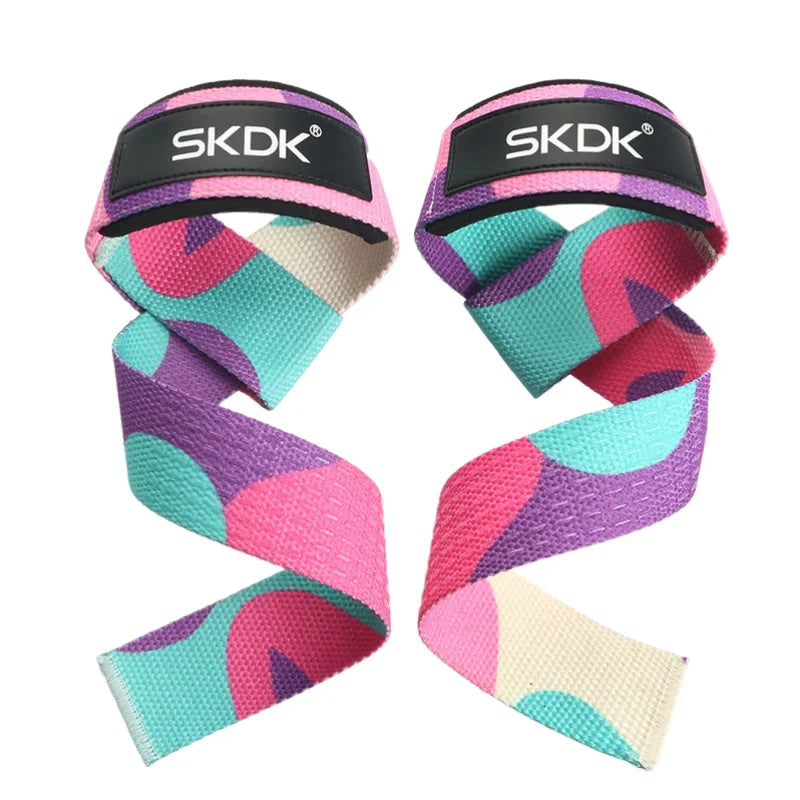 2PCS Adjustable Weightlifting Wrist Straps for Gym & Strength Training