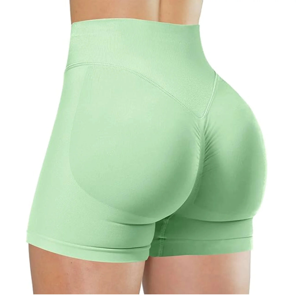 High-Waist Summer Yoga Shorts – Fashionable Fitness Leggings