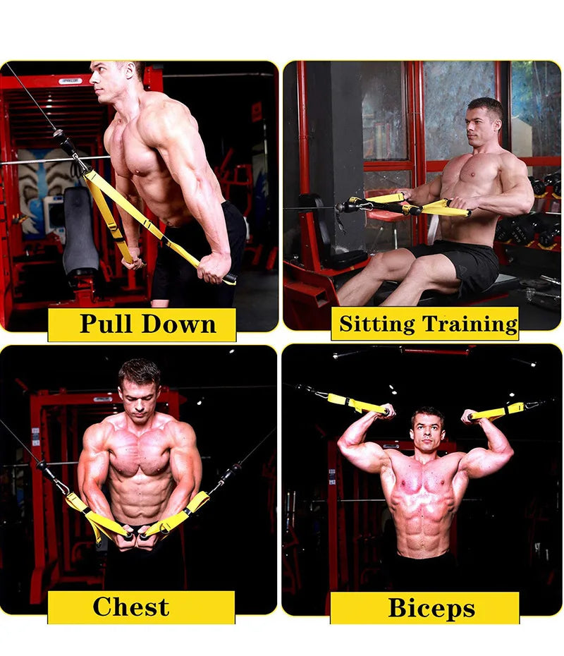 Tricep Rope Pulldown – Biceps, Back & Shoulder Attachment