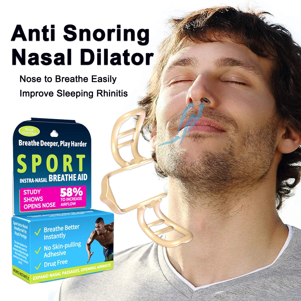 Silicone Nose Dilator – Anti-Snoring & Easy Breathing Aid