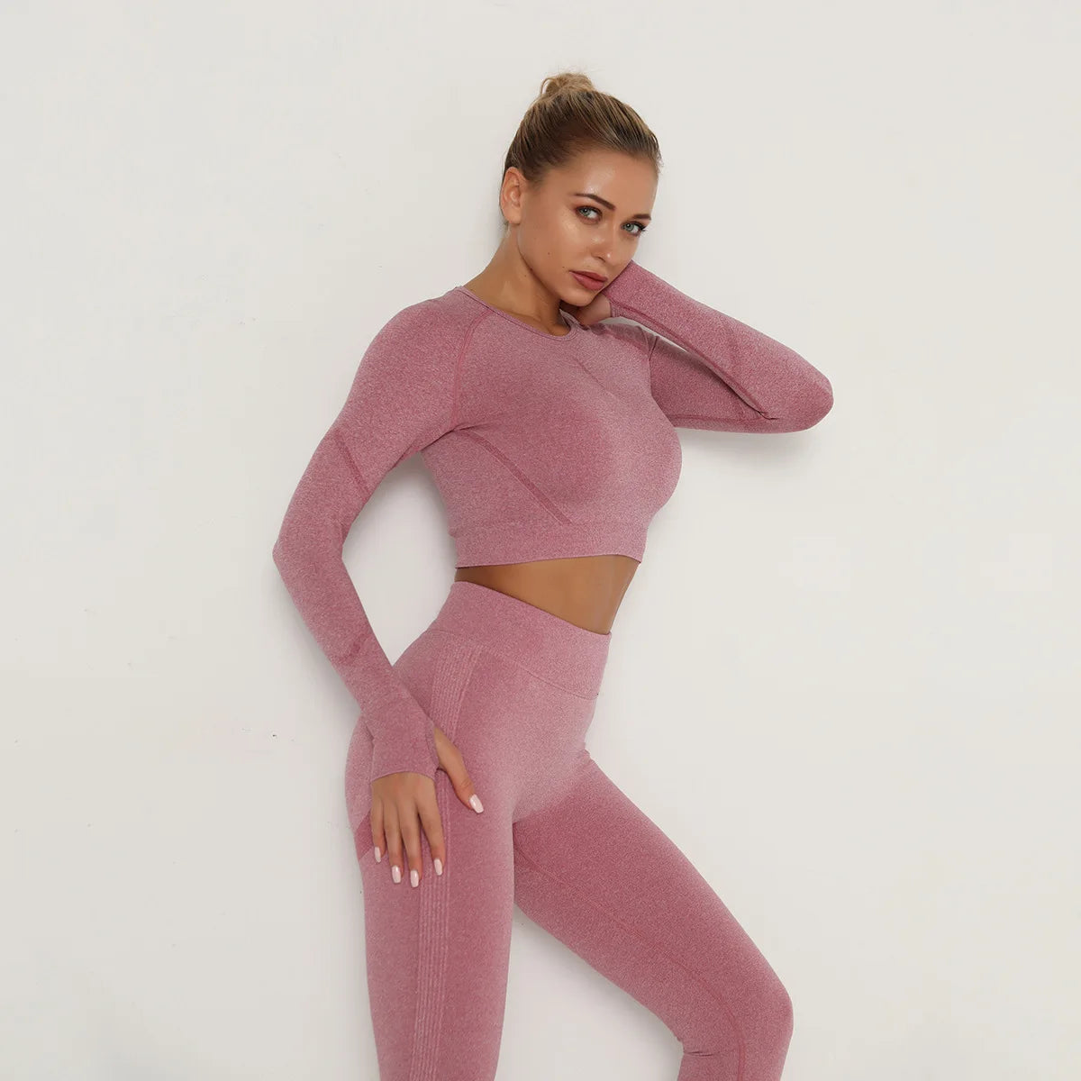 Women’s Seamless Tie Dye Push Up Yoga Leggings