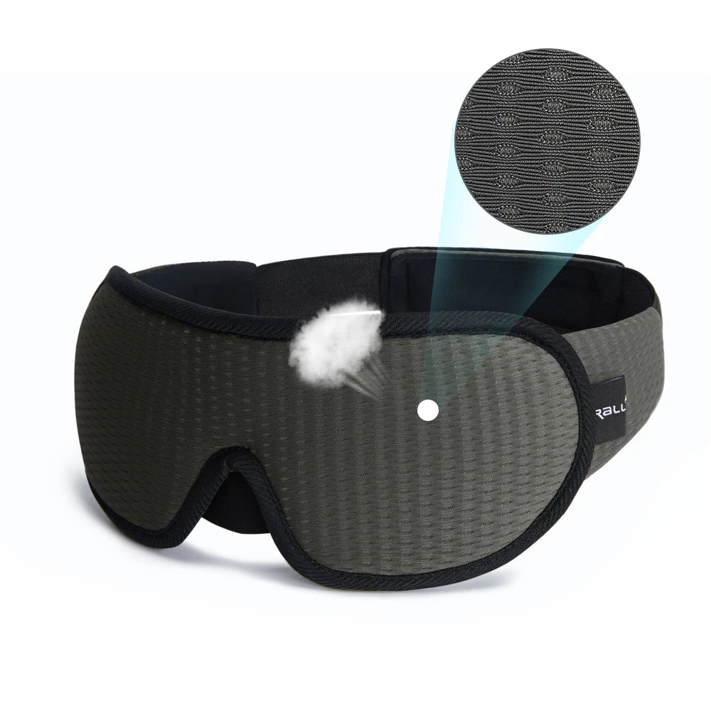 3D Padded Sleep Mask – Light-Blocking Eye Shade