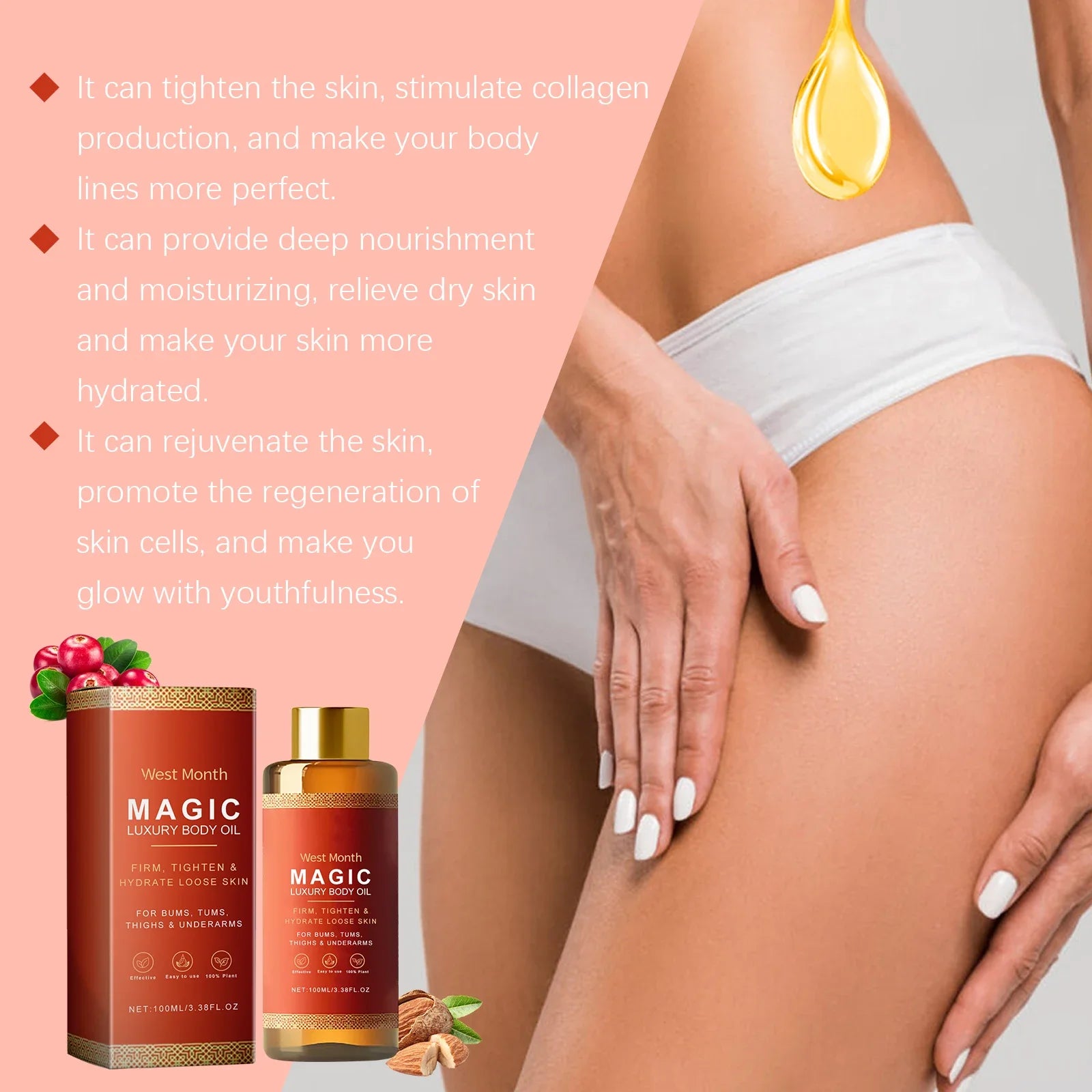 Firming & Tightening Body Oil for Smooth, Radiant Skin