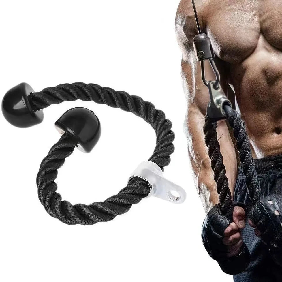 Tricep Rope Pulldown – Biceps, Back & Shoulder Attachment