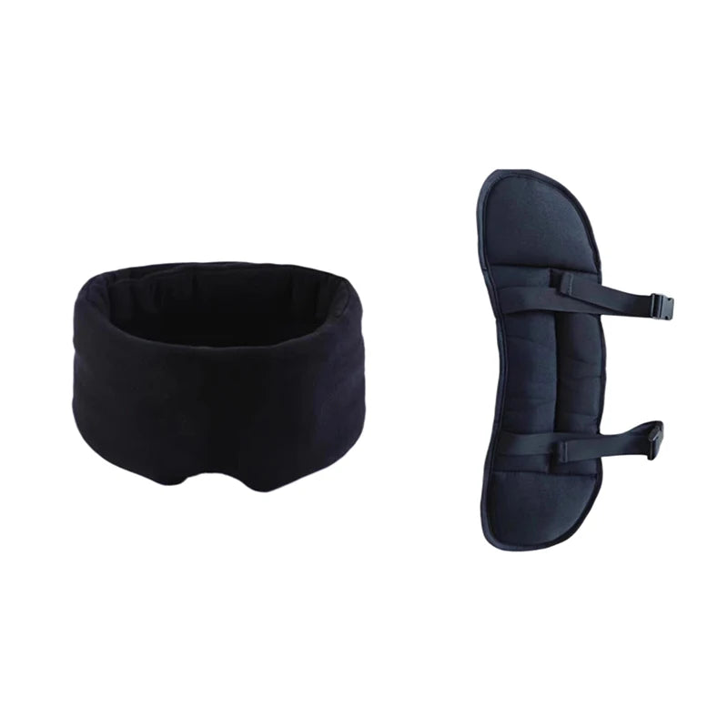 3D Sleep Mask – 100% Blackout Adjustable Eye Cover