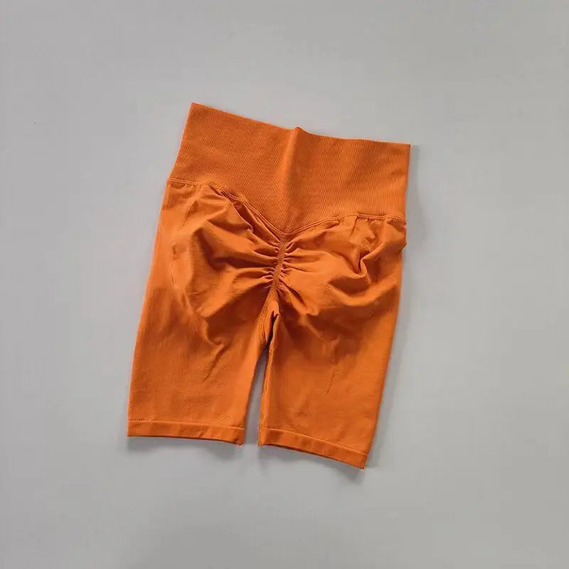 Women’s High-Waist Yoga Shorts – Hip Push-Up & Tummy Control