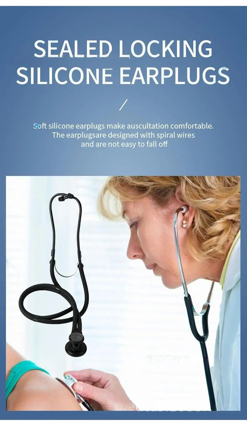 JUSTLANG Professional Dual Head Medical Stethoscope