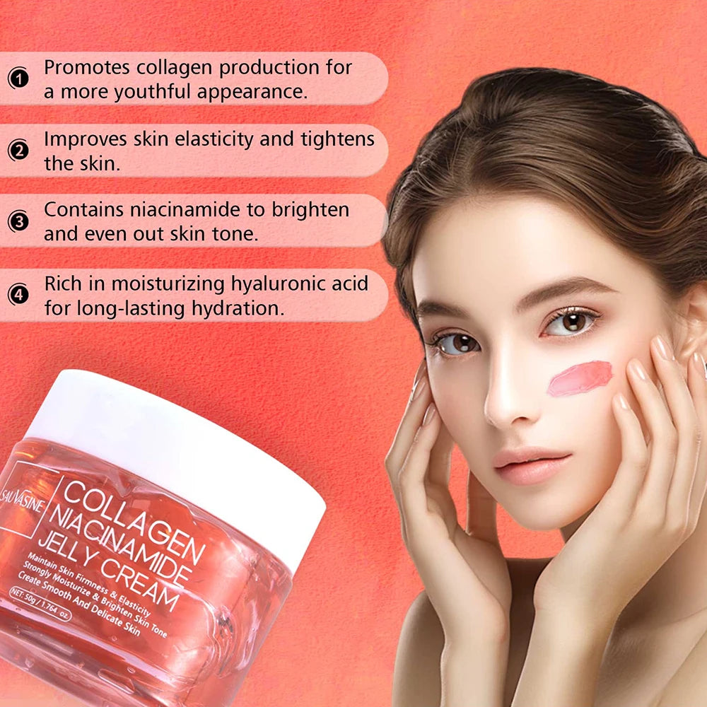 24h Glow & Lift Collagen Jelly Cream – Niacinamide & Hydrolyzed Collagen