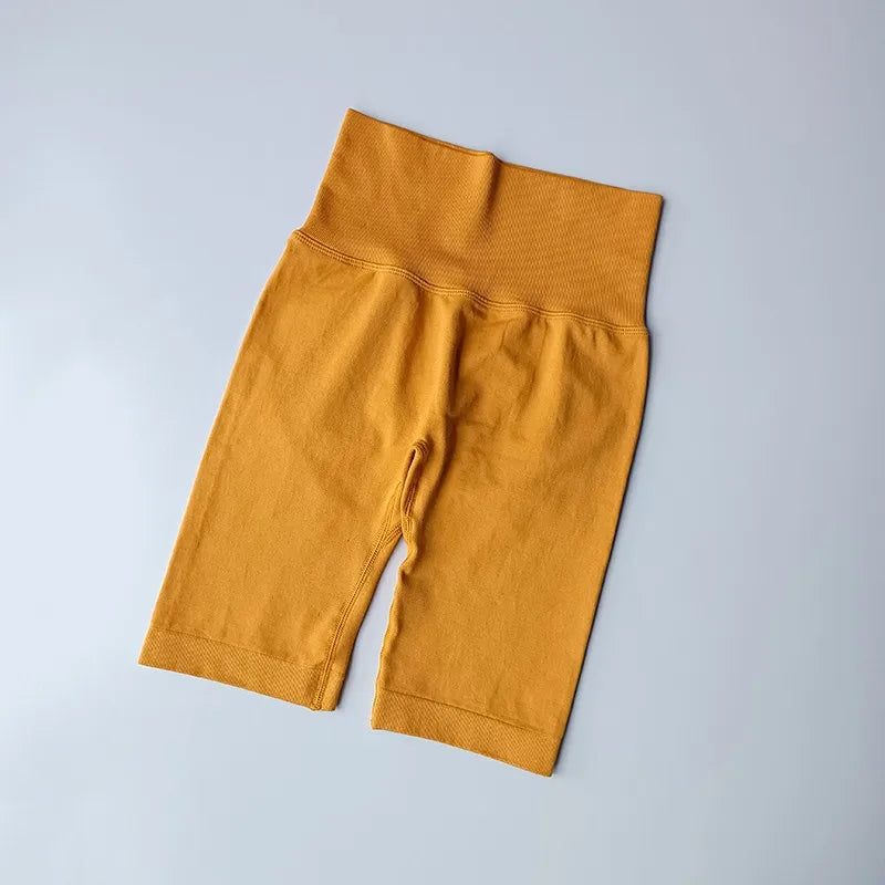 Women’s High-Waist Yoga Shorts – Hip Push-Up & Tummy Control