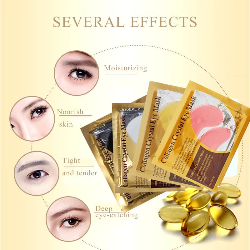 Gold Collagen Crystal Eye Mask for Firming & Moisturizing Care