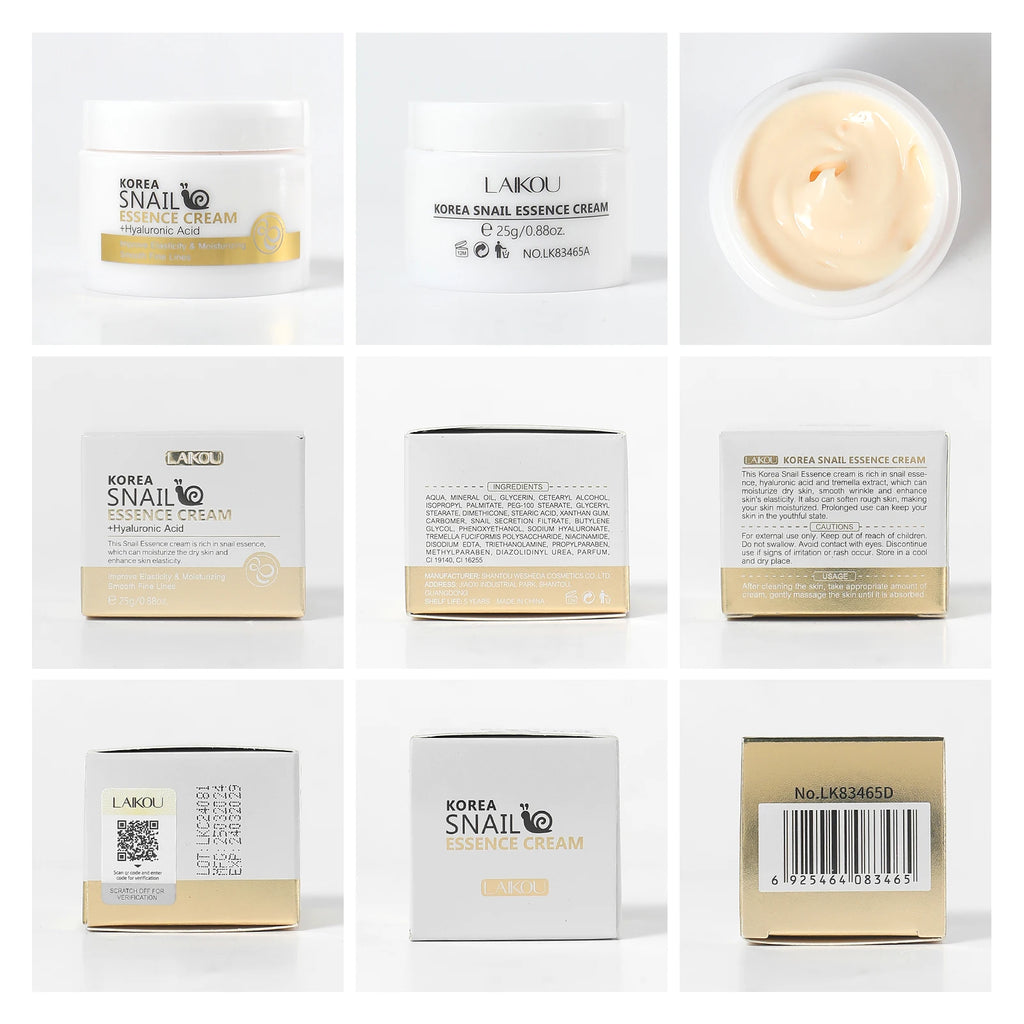 Snail Anti-Aging Face Cream – Collagen & Moisturizing Day Cream