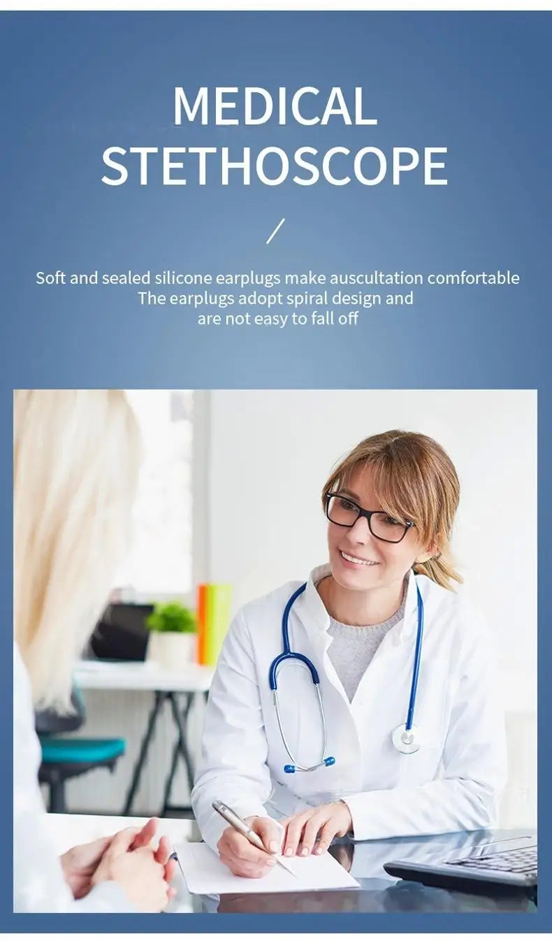 JUSTLANG Professional Dual Head Medical Stethoscope