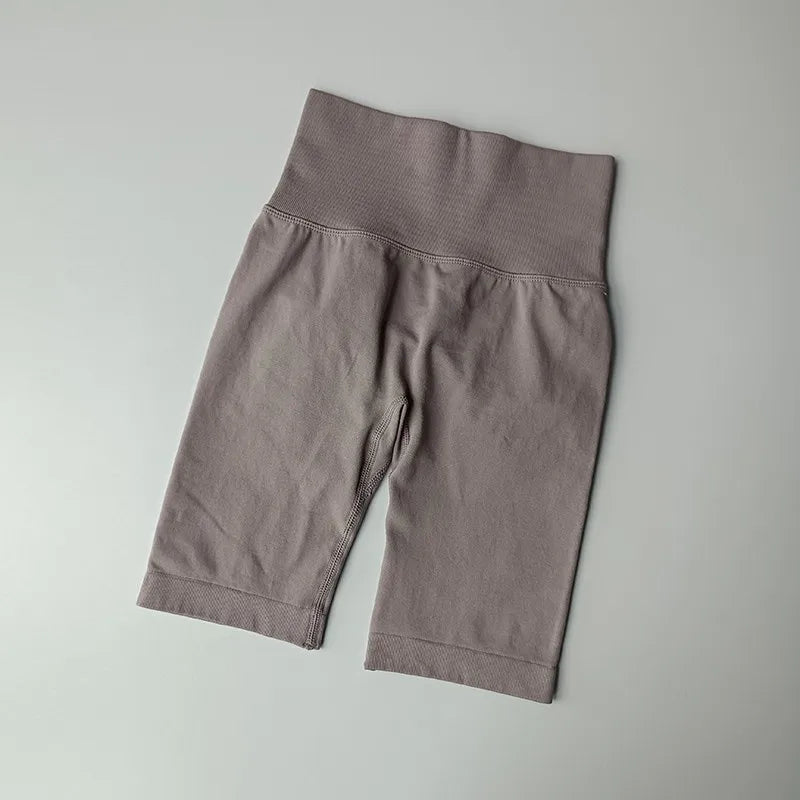 Women’s High-Waist Yoga Shorts – Hip Push-Up & Tummy Control