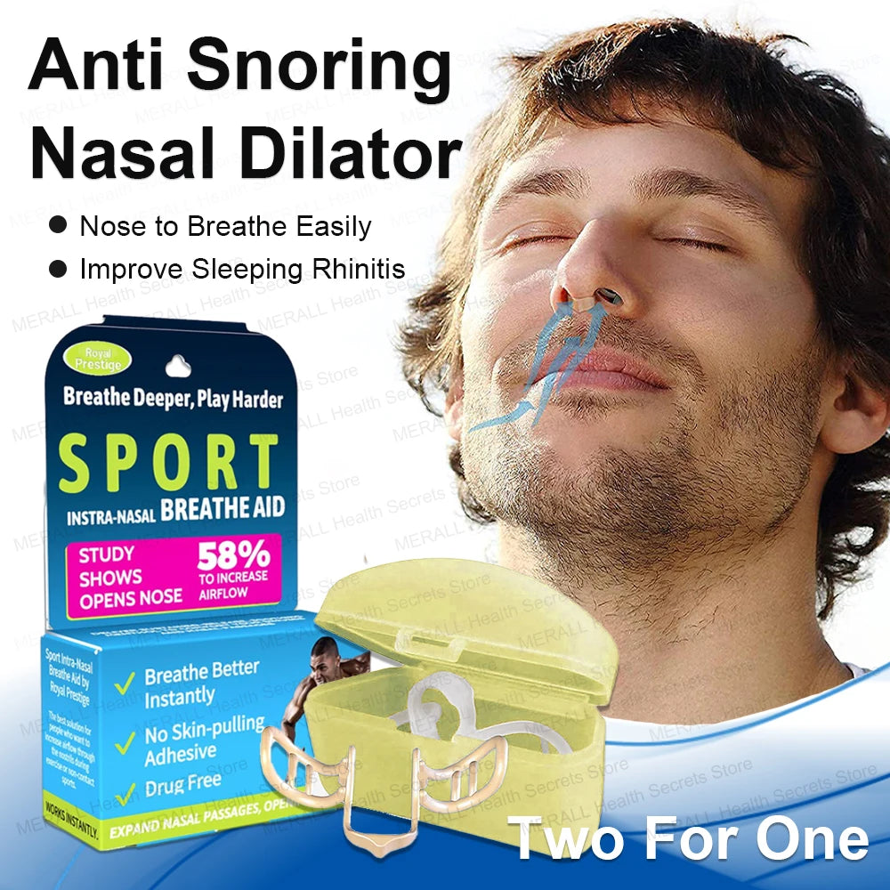 Silicone Nose Dilator – Anti-Snoring & Easy Breathing Aid