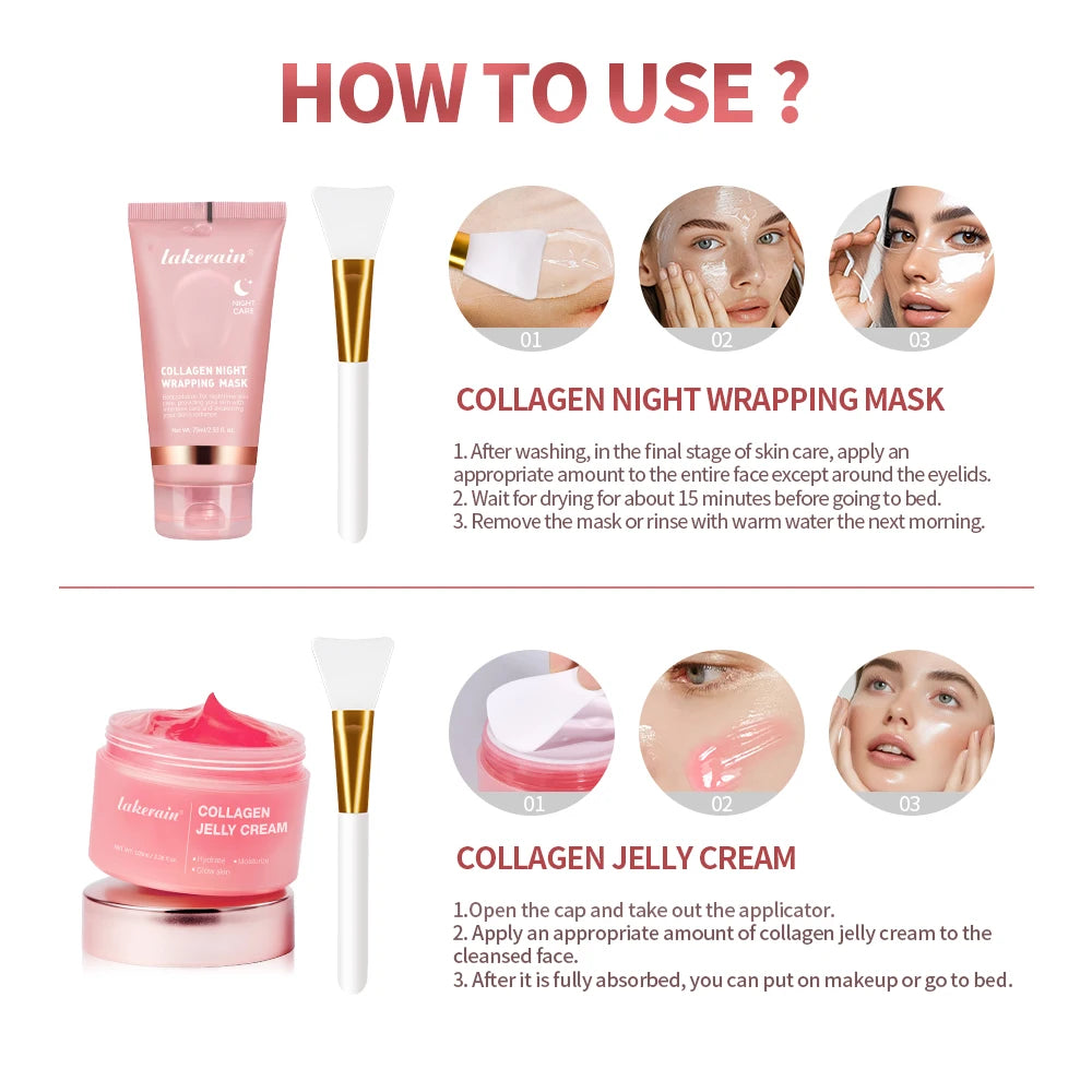 Collagen Jelly Cream – Overnight Hydrating & Firming Mask