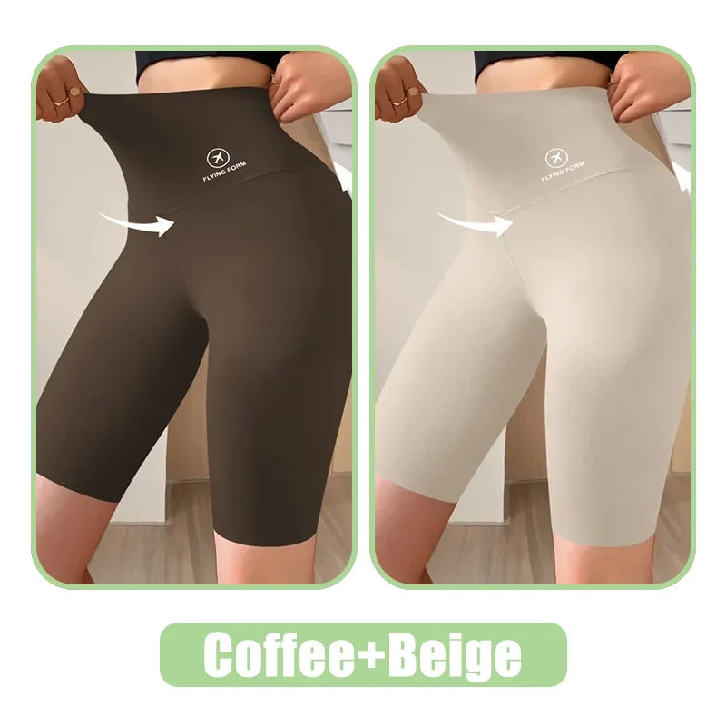 Women’s High Waist Sports Shorts for Gym, Yoga & Fitness
