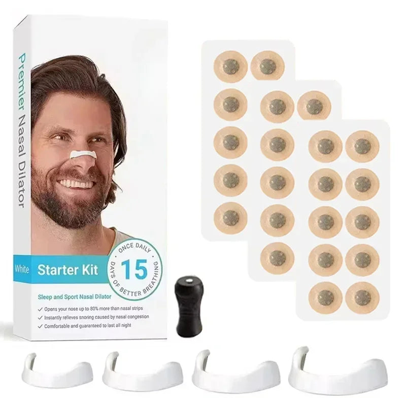 Anti-Snoring Nose Clip – Magnetic Nasal Breathing Dilator Kit