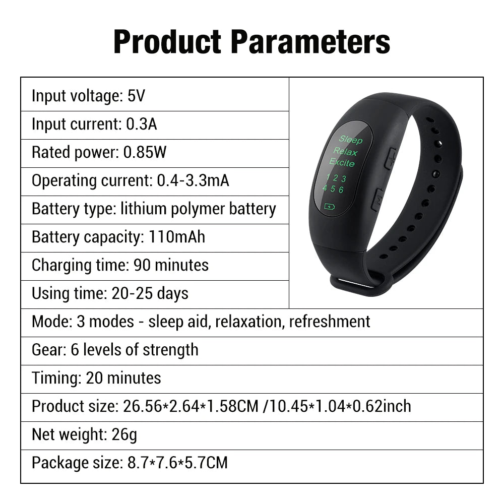 EMS Intelligent Sleep Device – Fast Sleep & Relaxation Wristband