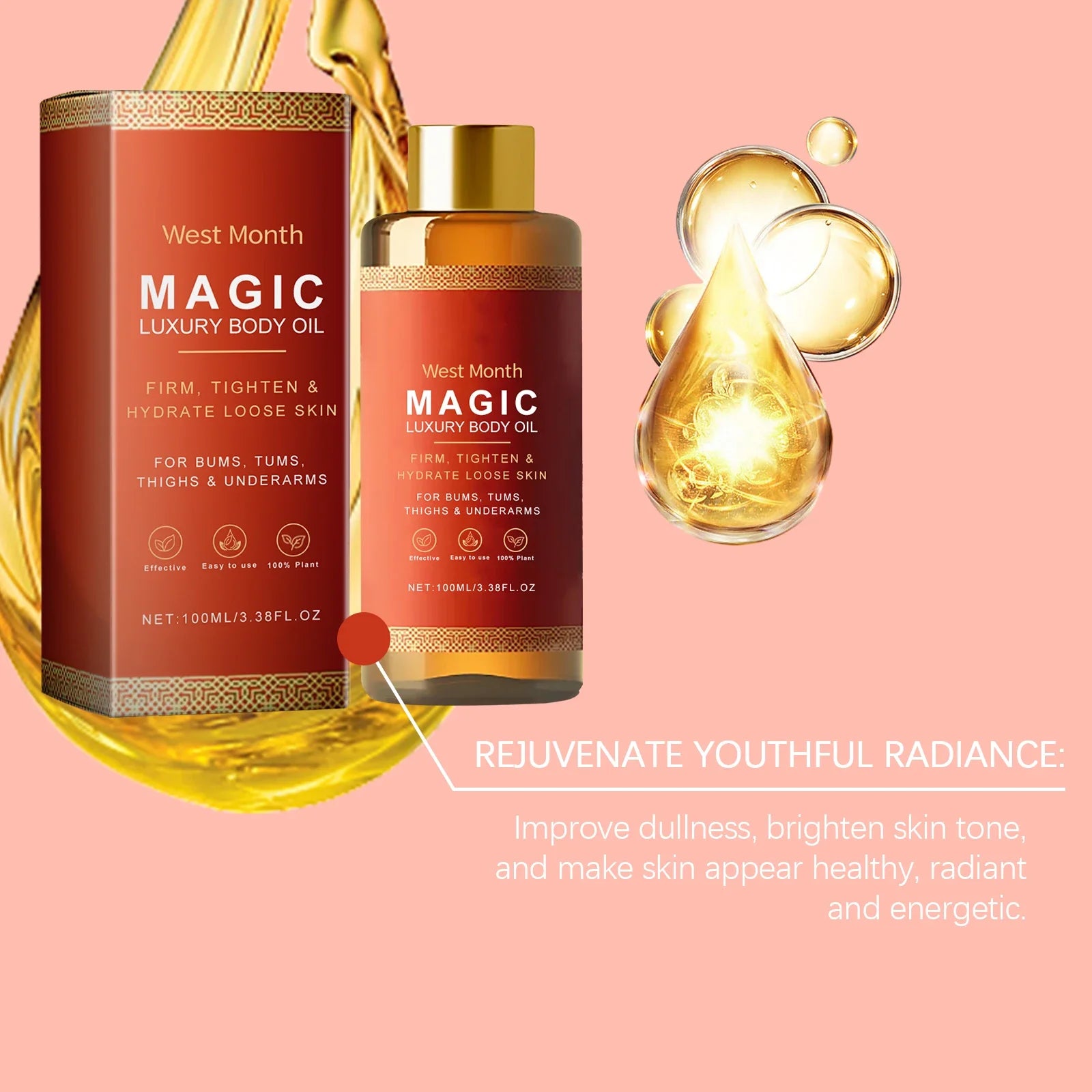 Firming & Tightening Body Oil for Smooth, Radiant Skin