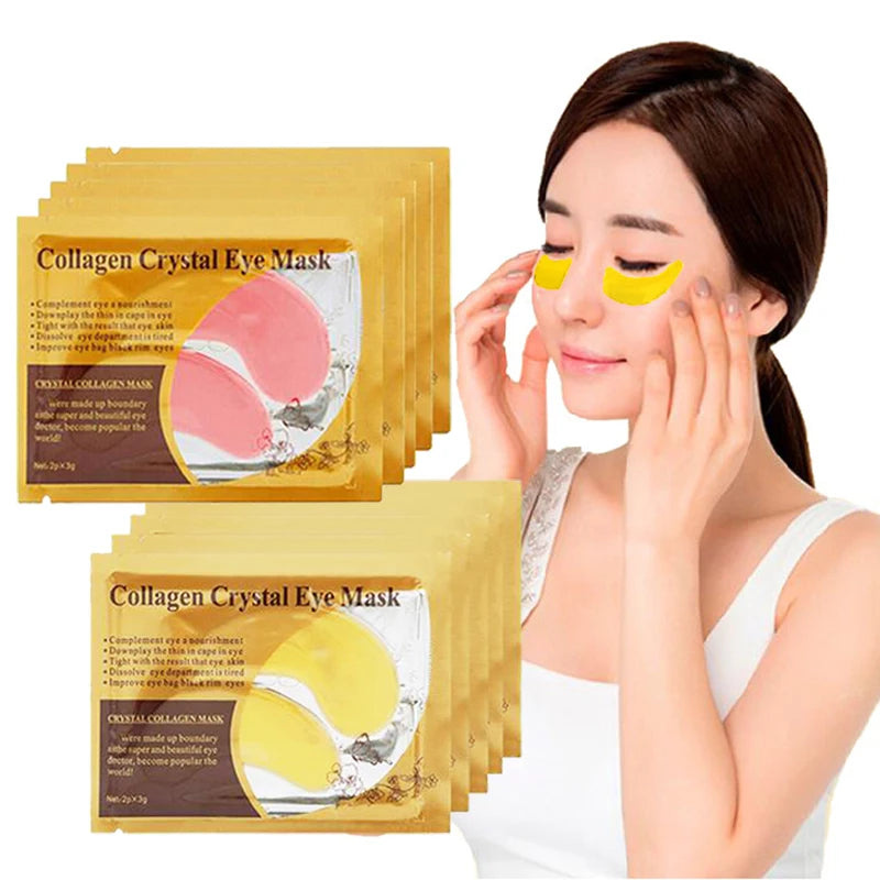 Gold Collagen Crystal Eye Mask for Firming & Moisturizing Care