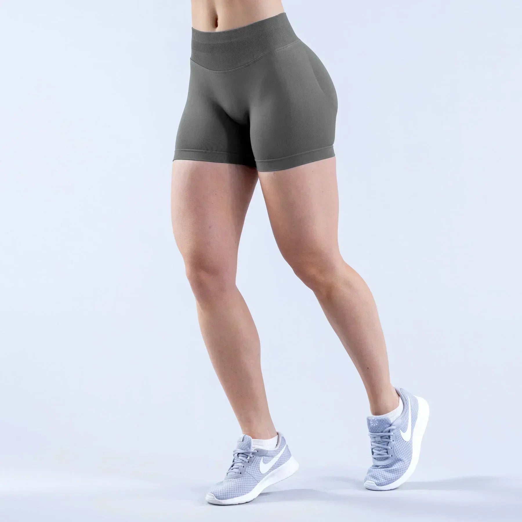 High-Waist Summer Yoga Shorts – Fashionable Fitness Leggings