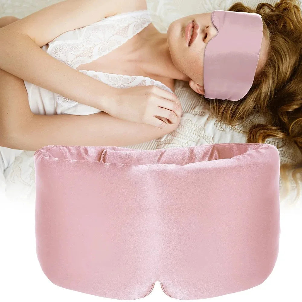 Mulberry Silk Sleep Mask – Adjustable Light-Blocking Eyepatch