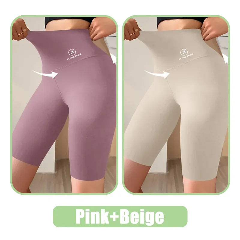 Women’s High Waist Sports Shorts for Gym, Yoga & Fitness