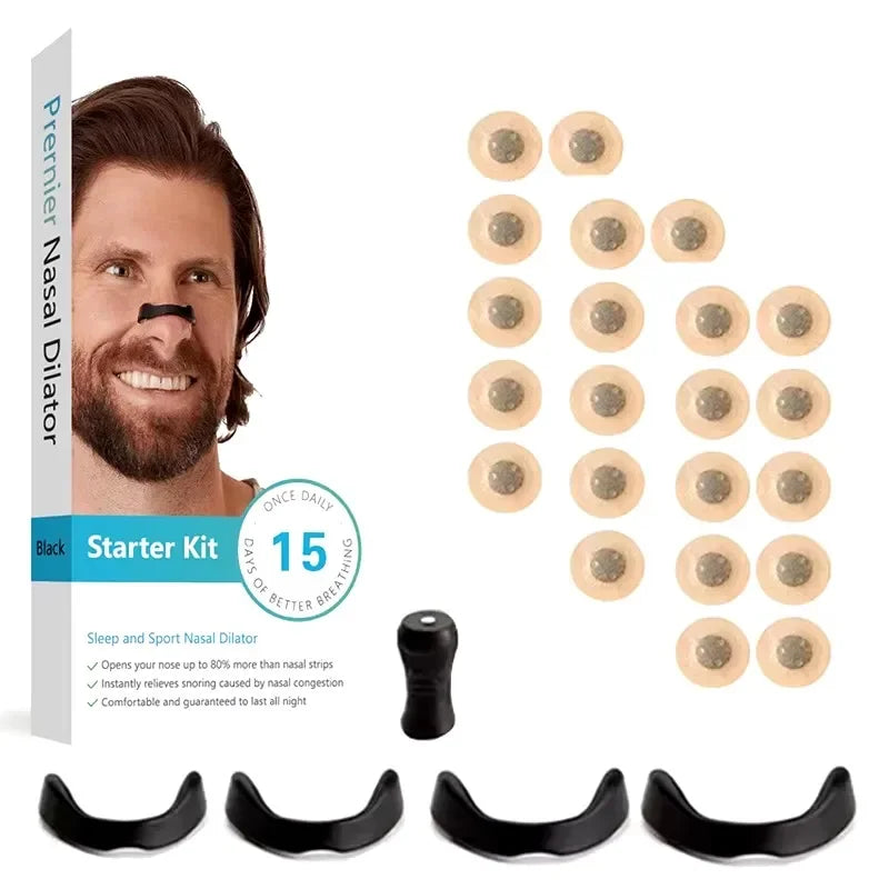 Anti-Snoring Nose Clip – Magnetic Nasal Breathing Dilator Kit