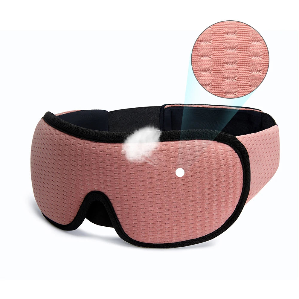 3D Padded Sleep Mask – Light-Blocking Eye Shade