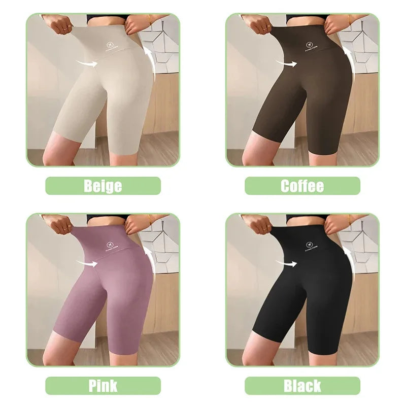 Women’s High Waist Sports Shorts for Gym, Yoga & Fitness