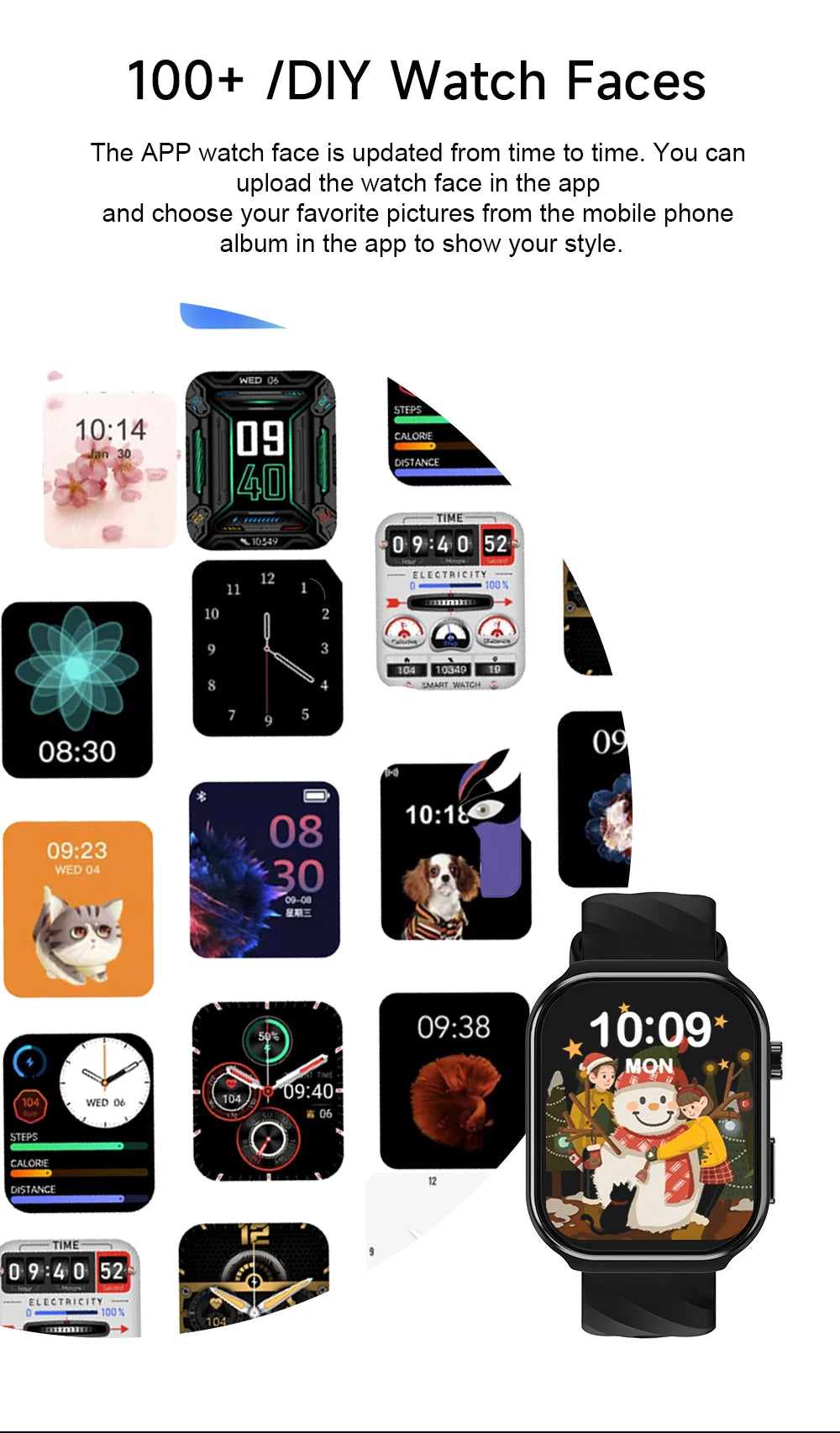 LIGE 2025 AI Health Diagnose Smartwatch with Bluetooth Call