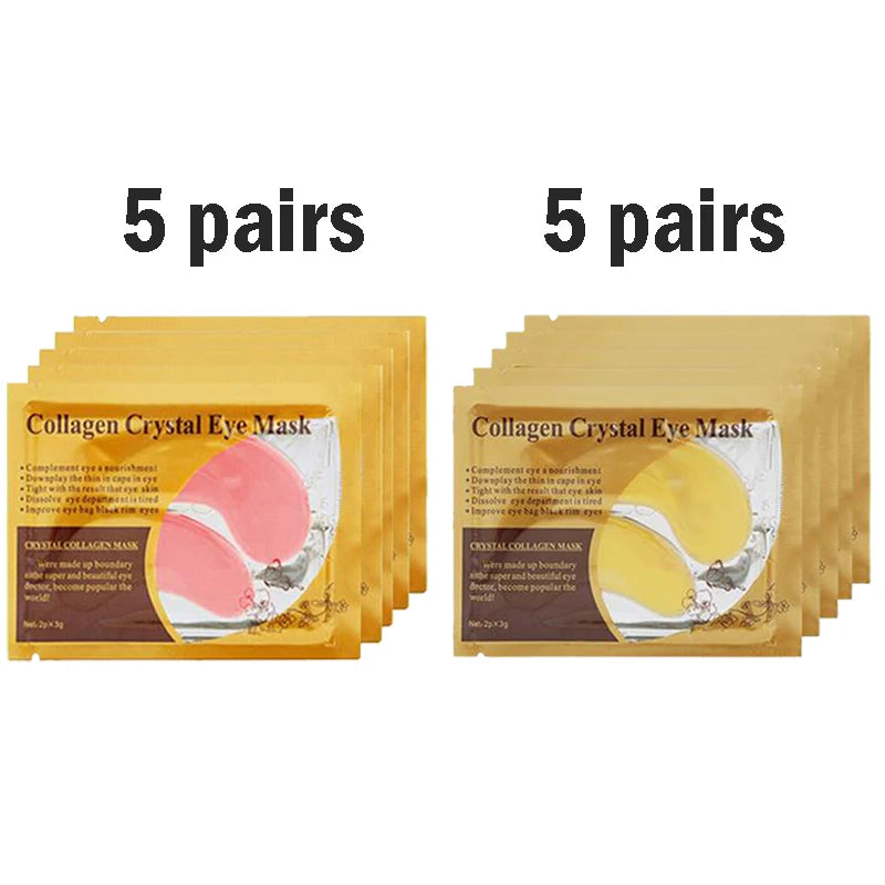 Gold Collagen Crystal Eye Mask for Firming & Moisturizing Care