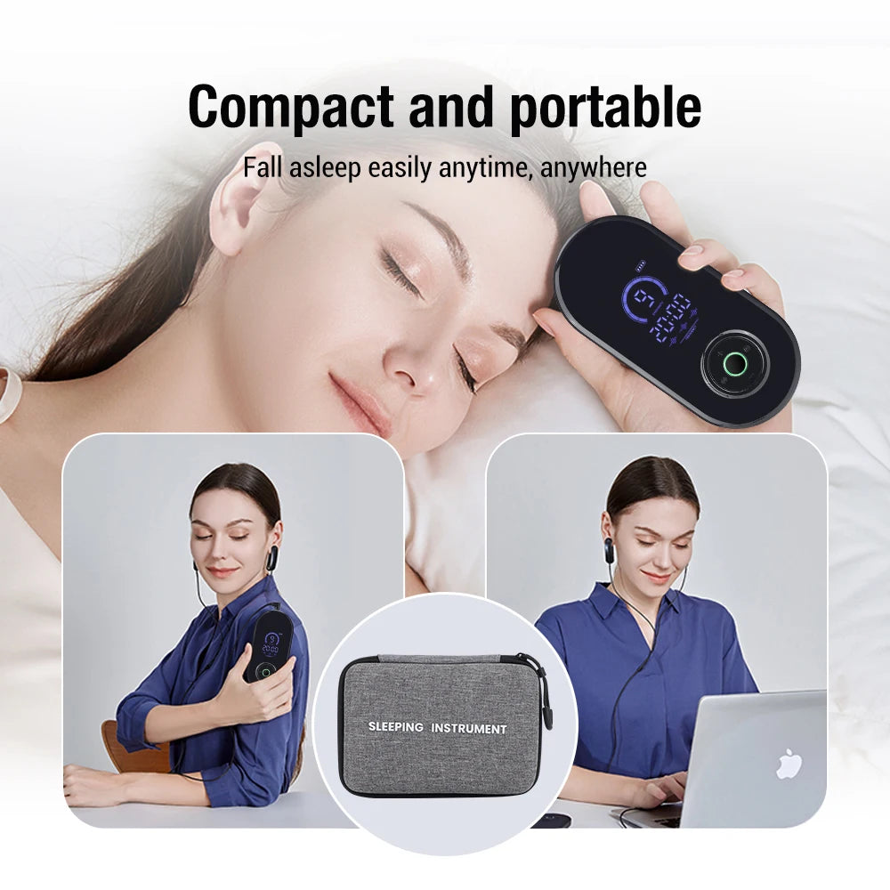 Ear Clip CES Therapy Device for Insomnia and Anxiety Relief