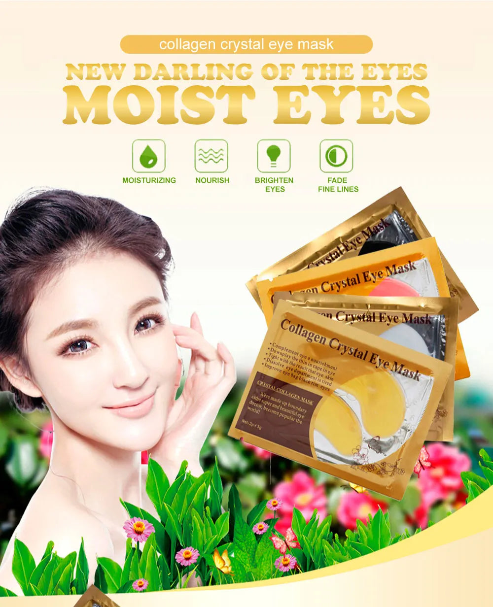 Gold Collagen Crystal Eye Mask for Firming & Moisturizing Care