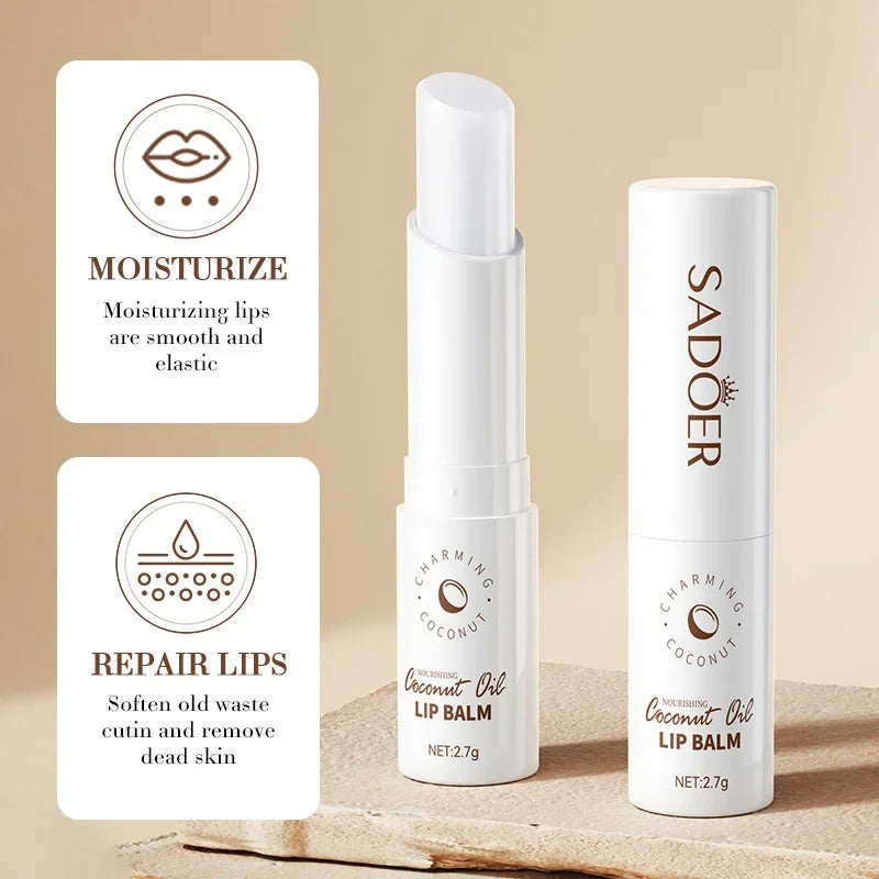 Coconut Lip Balm for Long-Lasting Moisture and Care