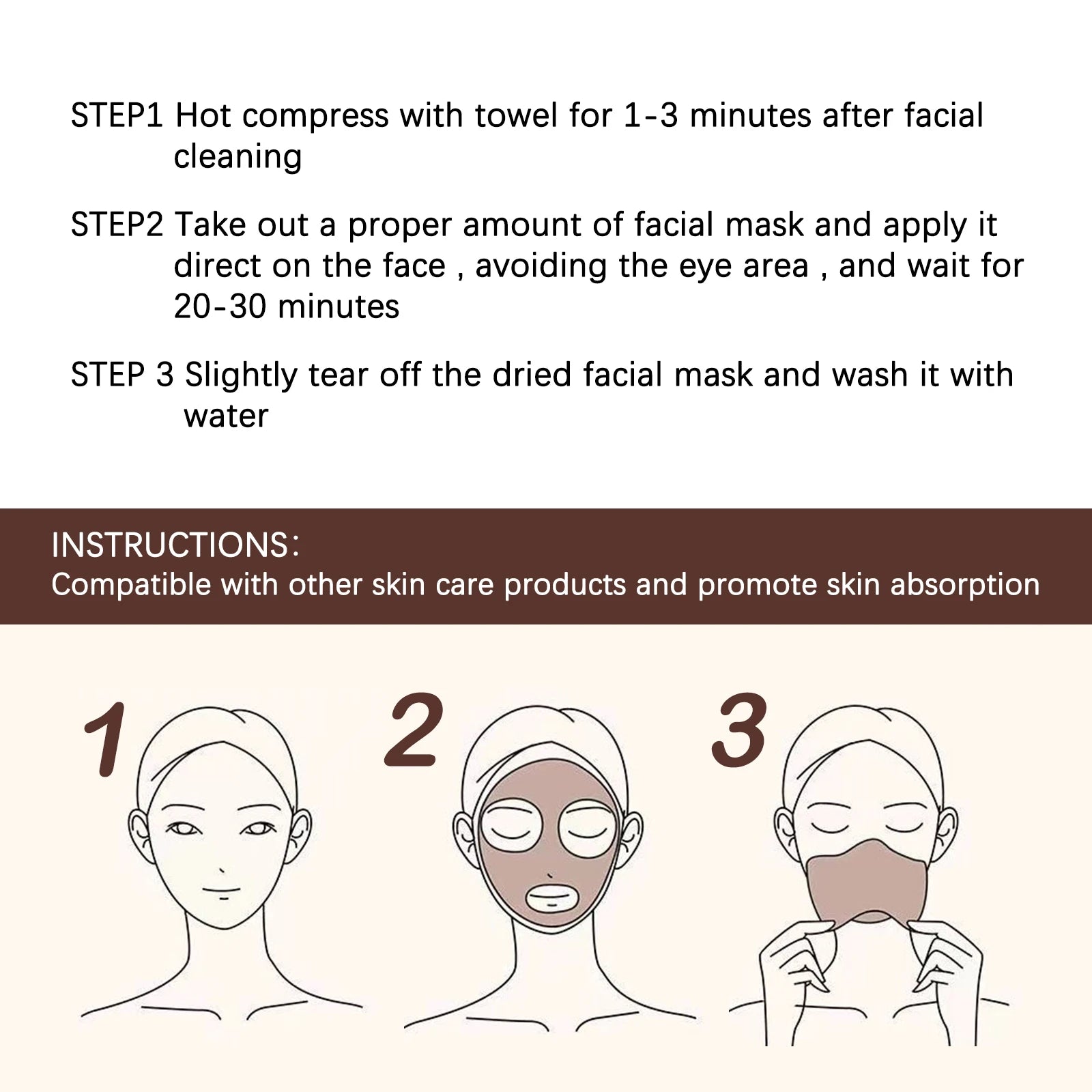 Jaysuing Face Peeling Mask – Moisturizing & Skin Repair