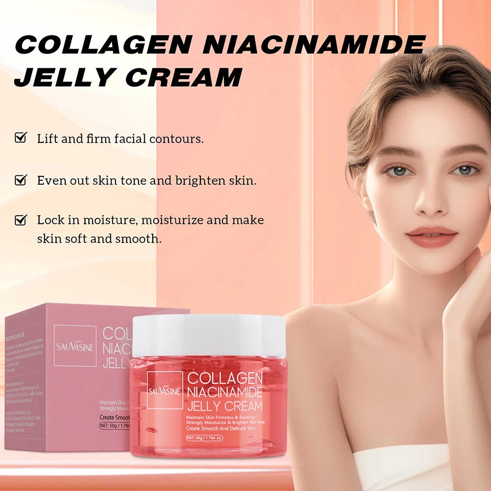 24h Glow & Lift Collagen Jelly Cream – Niacinamide & Hydrolyzed Collagen