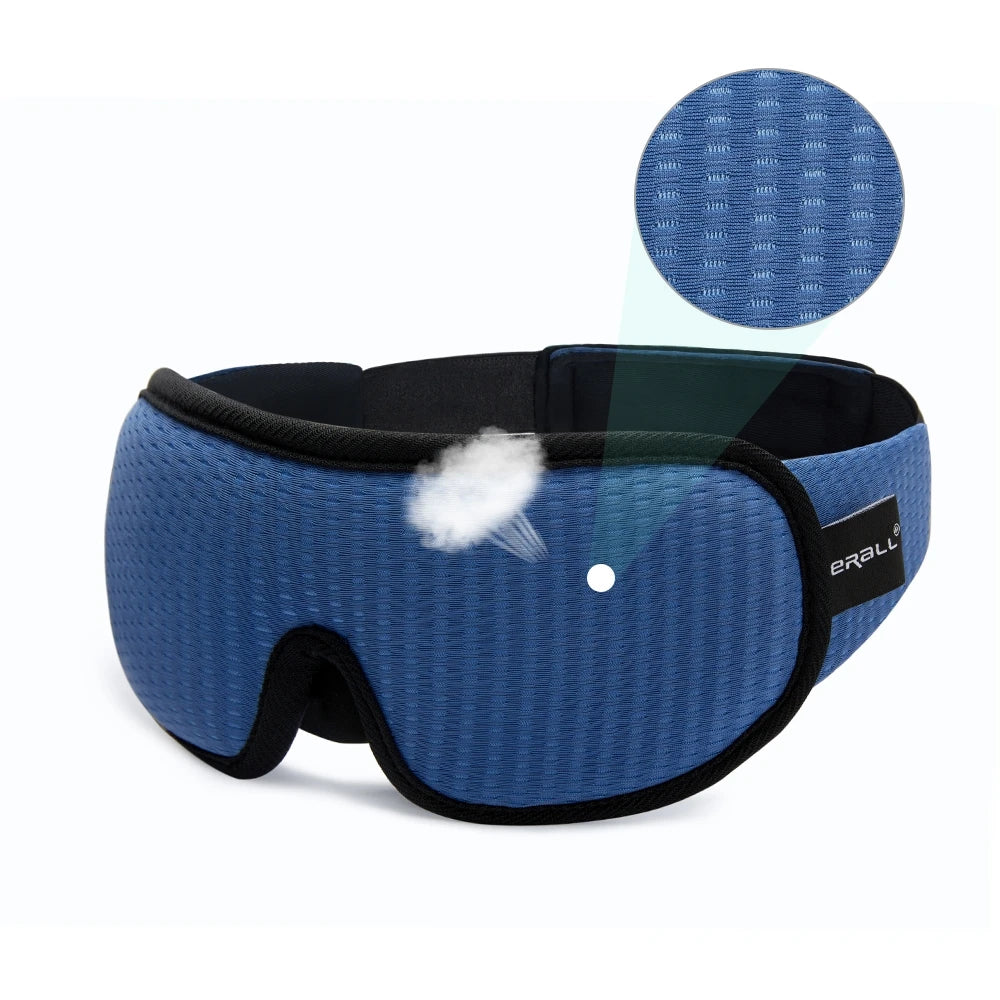 3D Padded Sleep Mask – Light-Blocking Eye Shade